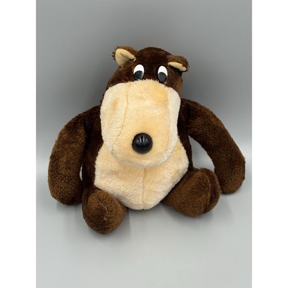 Vintage B.J. Toy Company Brown Bear 10" Stuffed Animal - Picture 2 of 10